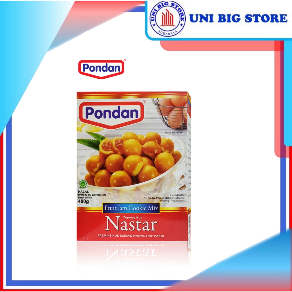 PONDAN Tepung Kue Nastar - Fruit Jam Cookie Mix 400 gr