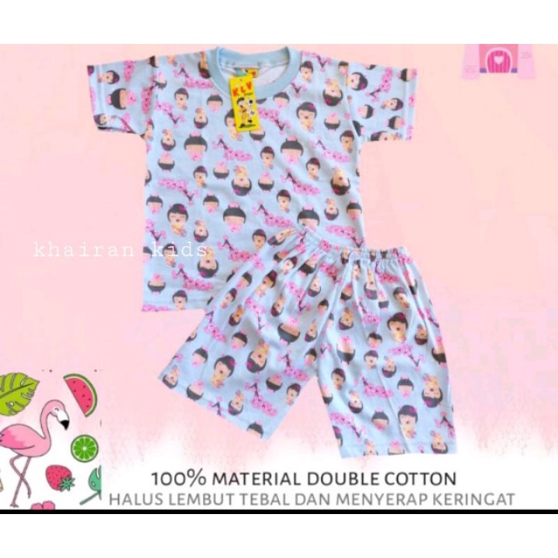 Setelan Kaos Anak Laki Laki Cowok Baju Setelan Anak Pria Cewek Motif Umur 1 2 3 4 5 Thun