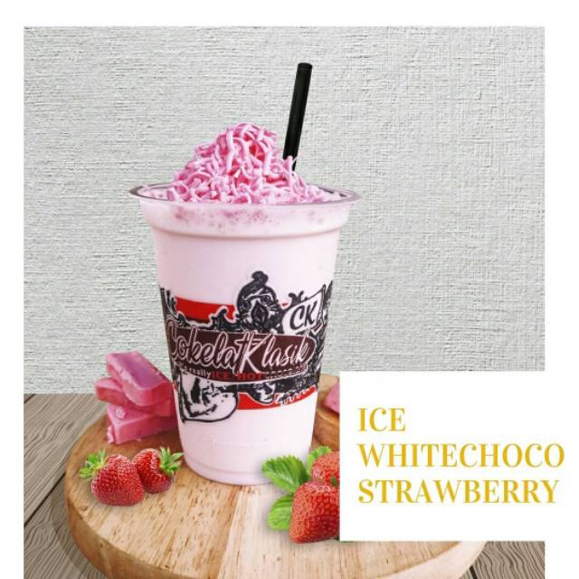 

White choco strawberry