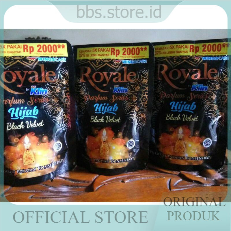 ROYALE PEWANGI SOFTERNER POUCH 58 ML / PEWANGI PAKAIAN ROYALE ORIGINAL