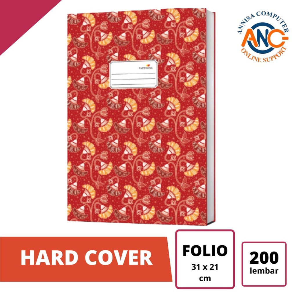 

Buku Folio Hand Cover PAPERLINE / Buku Akuntansi Isi 200 Lembar