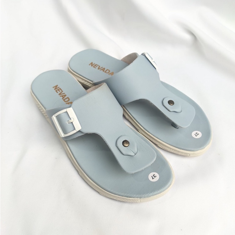 SAKAKI - Sandal Wanita Model Double Strap Sendal Tali Cewek Kekinian