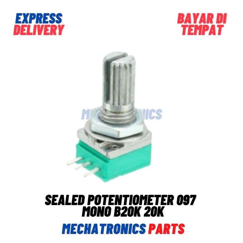 Sealed Potentiometer Potensiometer 097 Potensio Mono B20K 20K