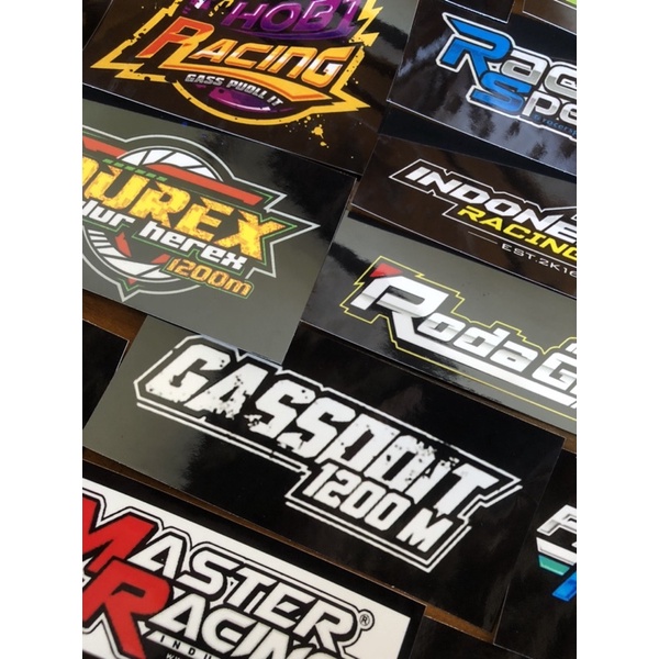 STICKER FULL HEREX RACING TIGER MP MOTOR CB STICKER GL STIKER MEGAPRO DRAG BIKE RACINGHELL