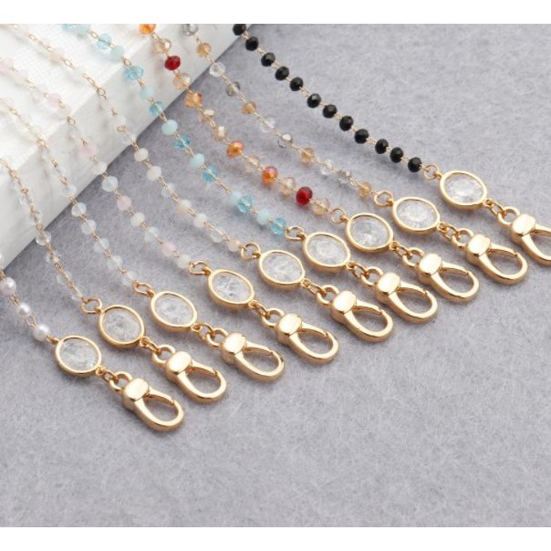 [DIY Aksesoris] Eyeglass / Mask Strap Chain Exclusive 18K Gold Plated Rantai Masker / Kacamata M832