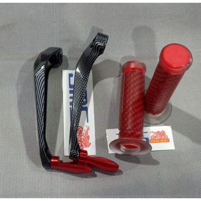 proguard carbon plus hand grip carbon paket universal mio xeon mx beat vario scoopy pcx nmax aerox nmax vario125/150 PCX vario160 soul GT Vixion ninja