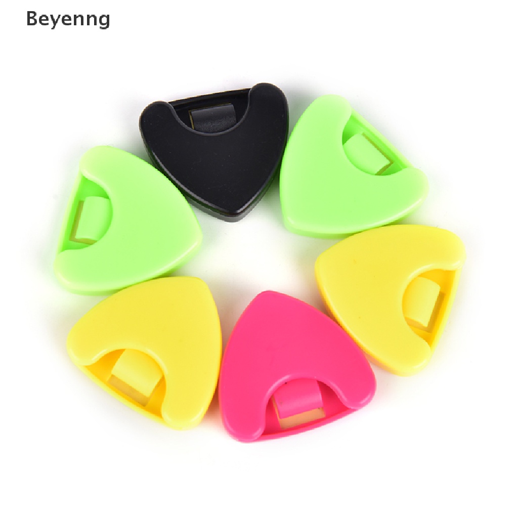 1 Pc case Pick Gitar Bentuk Segitiga Bahan Plastik