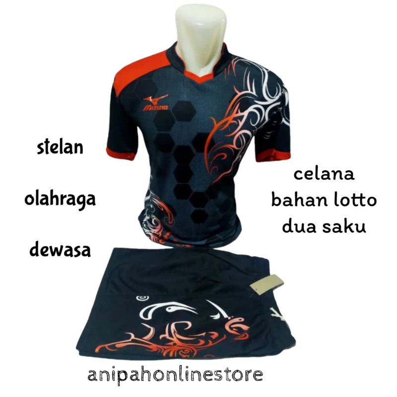 baju voli Mizuno/ Jersey volly wanita pria dewasa