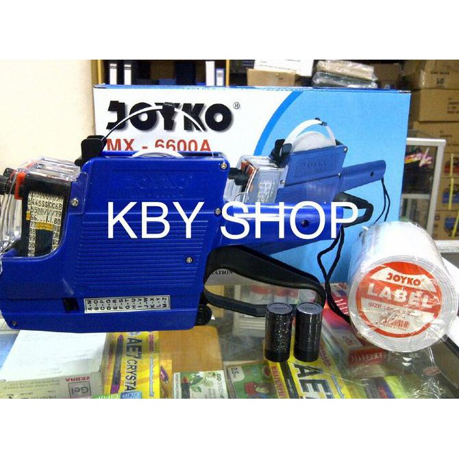 

ALAT LABEL HARGA 2 BARIS (PRICE LABELLER) MX 6600 A KOMPLIT