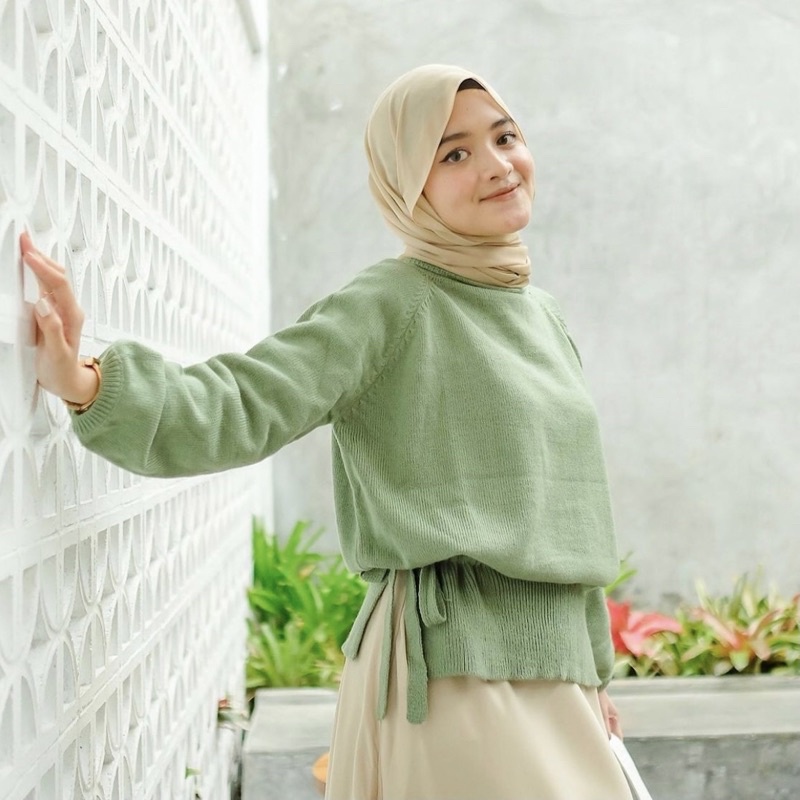 SUNNY SWEATER / ATASAN WANITA MUSLIMAH / SWEATER KOREA