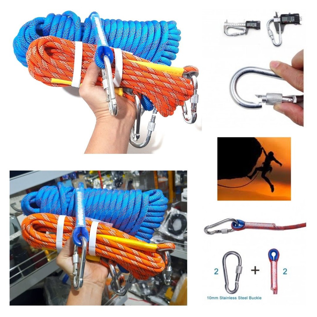 Tali Paracord Serbaguna Panjat Tebing Safety Rope Rock Climbing Derek 111140