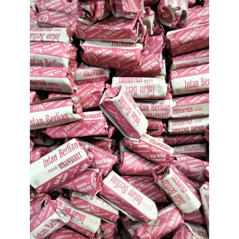 

dodol garut rasa strawberry 1kg