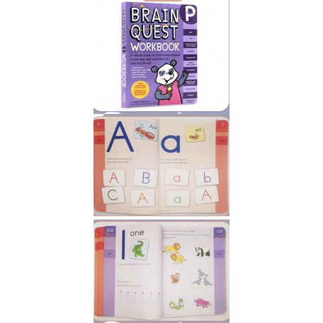 Brain Quest Workbook Pre K, Kindergarten, Grade 1