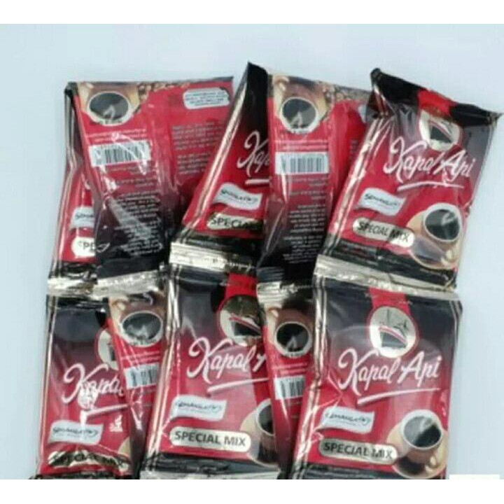 Kapal Api Special Mix 1 Renceng | Kopi Hitam + Gula (10 Sachet @25gr)