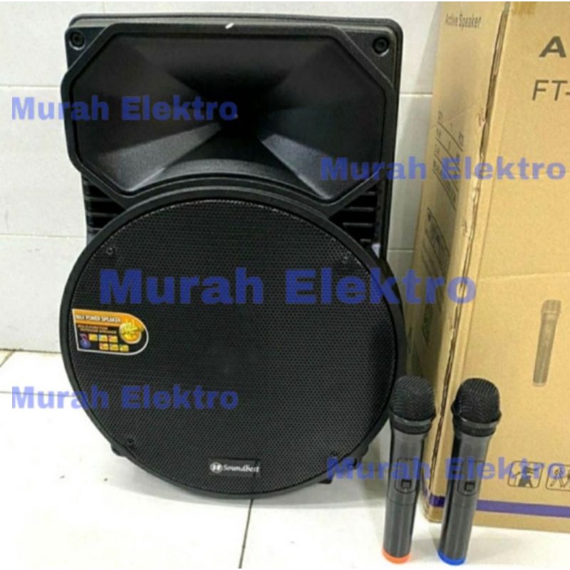 Speaker Portable meeting Wireless SOUNDBEST 15inch Bluetooth Original