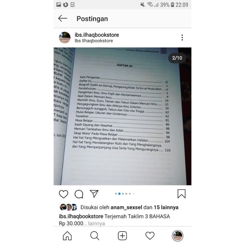 Taklim 3 bahasa terjemah lengkap makna pesantren