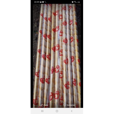 BESI GORDEN AJA / BATANG GORDEN / TIANG GORDENG / MOTIF URIL 100 cm