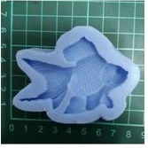 cetakan silikon puding coklat ikan koki/goldfish