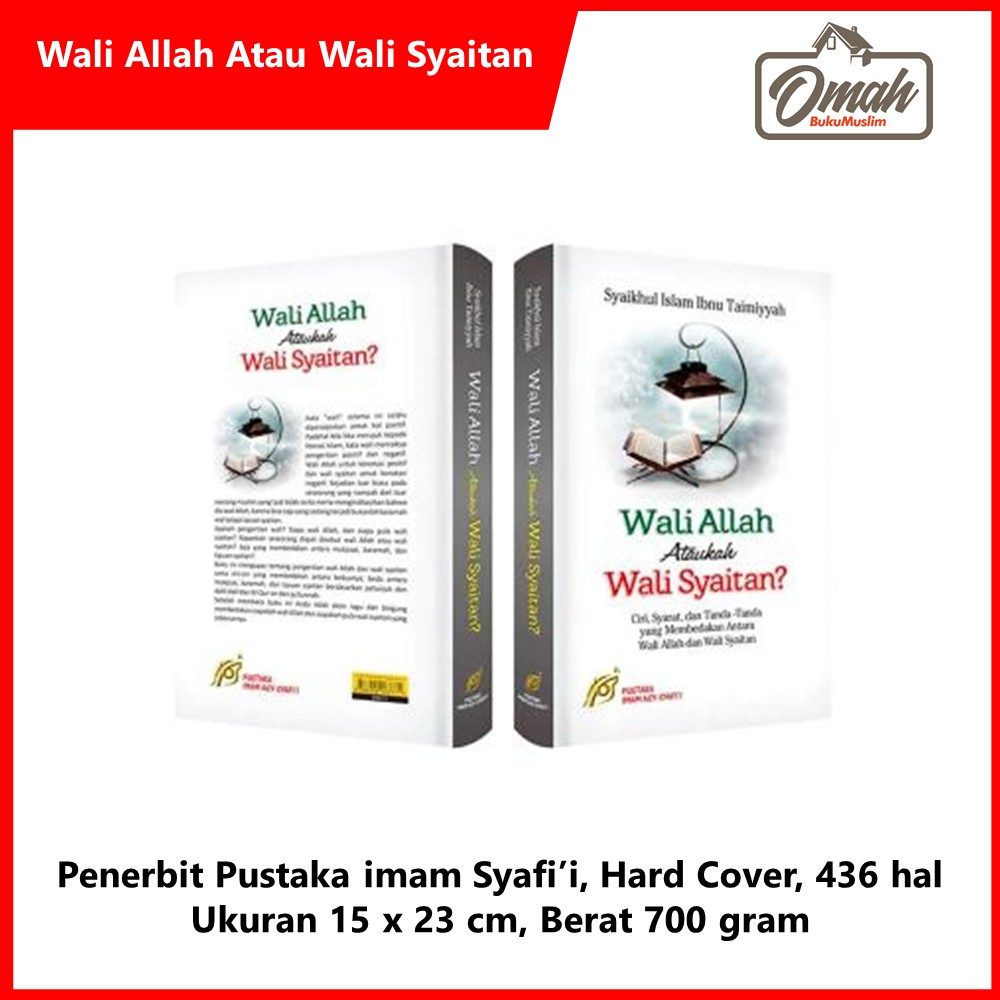 Buku Wali Allah Atau Wali Syaitan Pustaka Imam Syafii