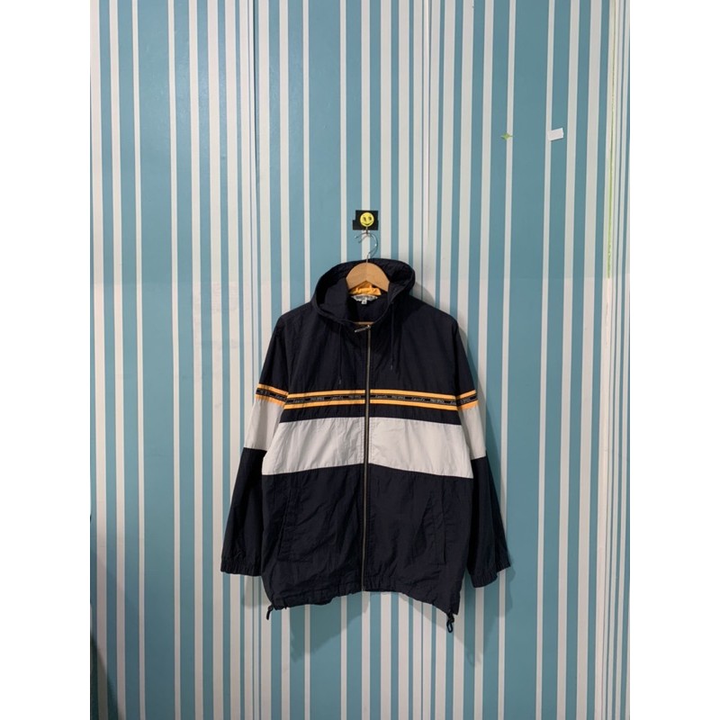 Prospecs Hitam Jaket track jaket training jaket Sepeda jaket running jaket Windbreaker Second Thrift