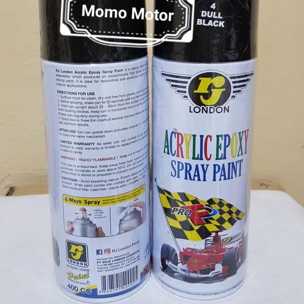 

RJ LONDON PAINT DULL BLACK/FLAT BLACK 400CC