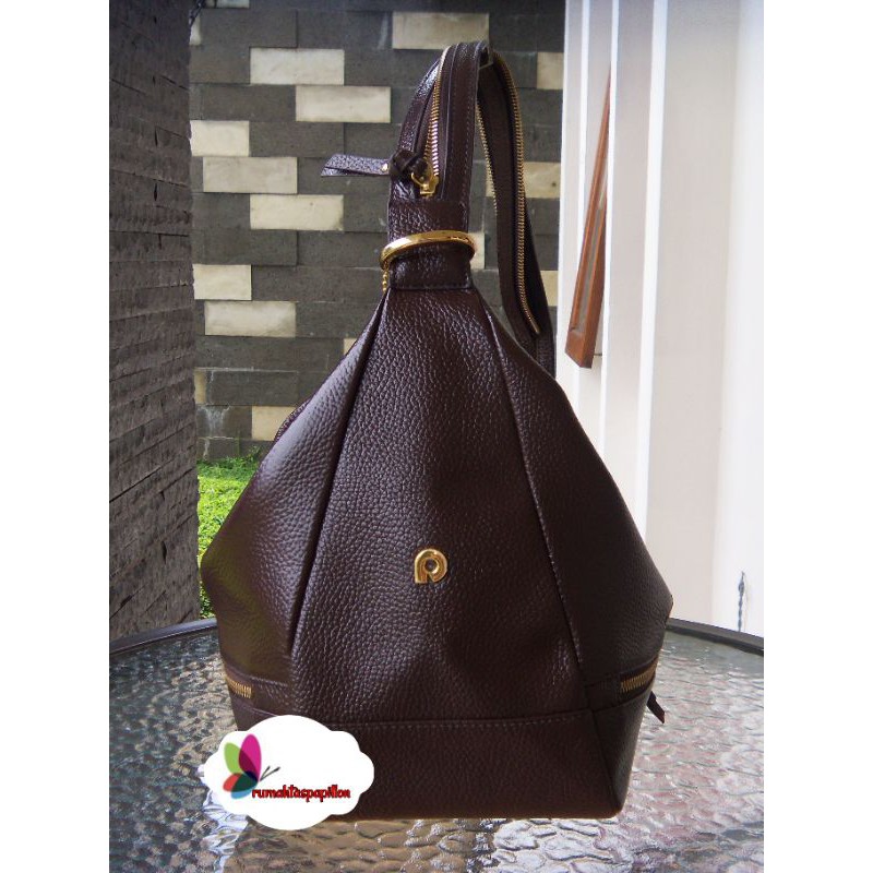 K3425 Coklat Kopi 2in1 Ransel dan Shoulder Bag