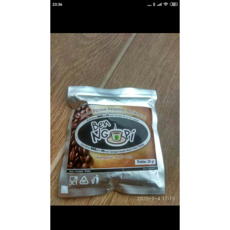 

Kopi Sachet siap saji 20gr