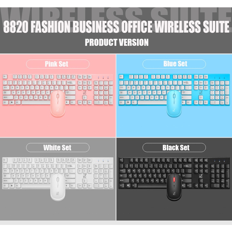 Wireless Keyboard Mouse Set Paket keyboard gaming dan Mouse For Notebook Laptop Desktop PC