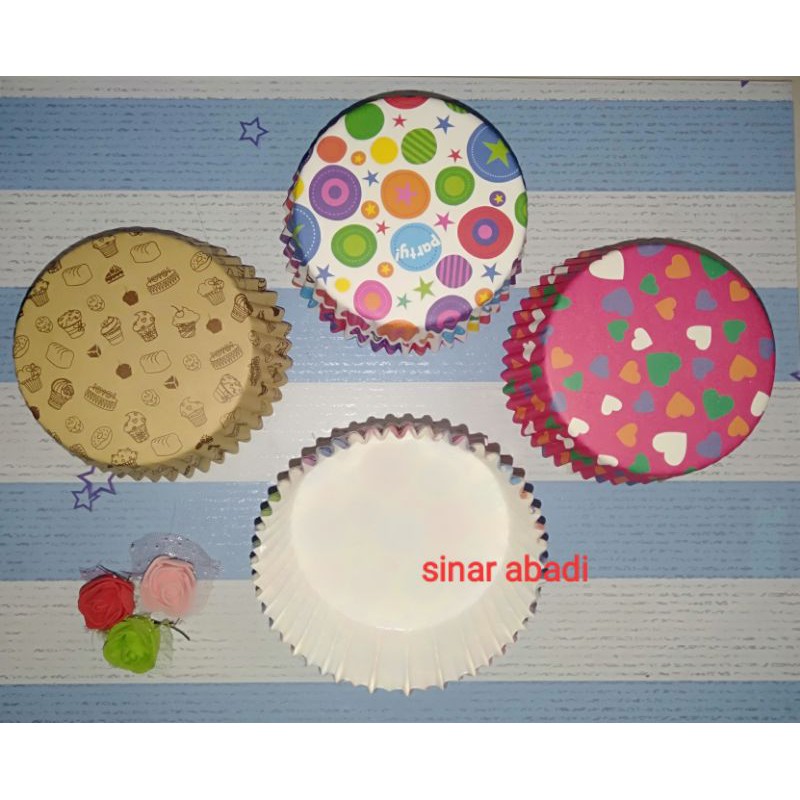 

Cup cake cases Laminasi Bulat/cup cake bulat (10pcs)
