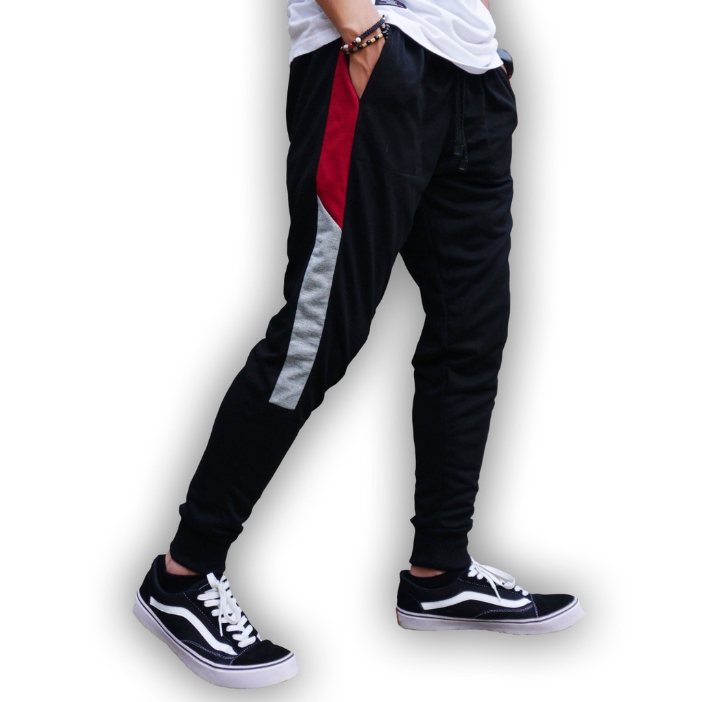 Celana Joger pria wanita panjang training trening trining terening Jogger Gym olahraga jumbo style k