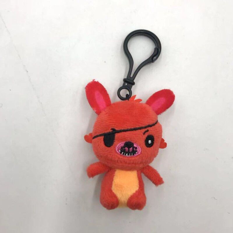 10cm FNAF Five Nights At Freddy's Security Breach Plush Pendent Keychain Mini Toys