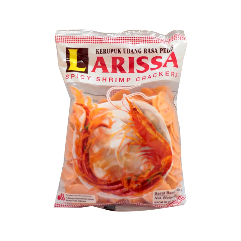 

Larissa Kerupuk Mentah Udang Pedas 250Gr