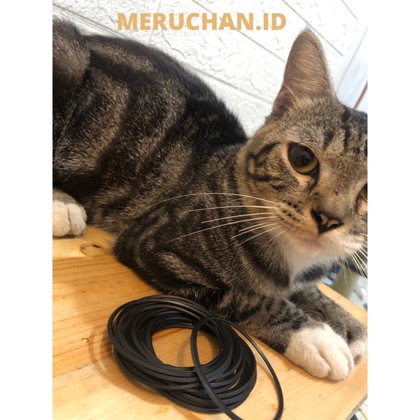 Gelang Karet Hitam Polos Bulat Gelang Asesoris Karet Hitam Gelang Karet Hitam