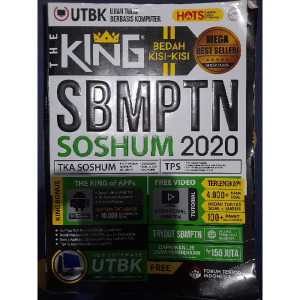 (READY)PRELOVED THE KING SBMPTN SOSHUM 2020 ●BACA DESKRIPSI●