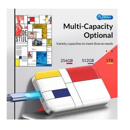 Ssd external portable orico 512gb 2tb 1tb usb4.0 usb 4.0 type-c 40Gbps anti shock no heat for pc laptop cpu phone console etc mtq-40g-512g