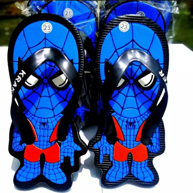 Arkn-SandaL anak kalakter Spidermen Cod bayar di tempat