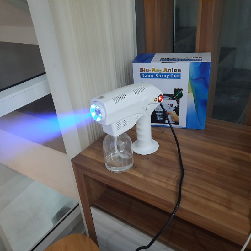 Who Nano Spray Gun BluRay Powerful Steam Gun Disinfector Alat Fogging Blu-Ray