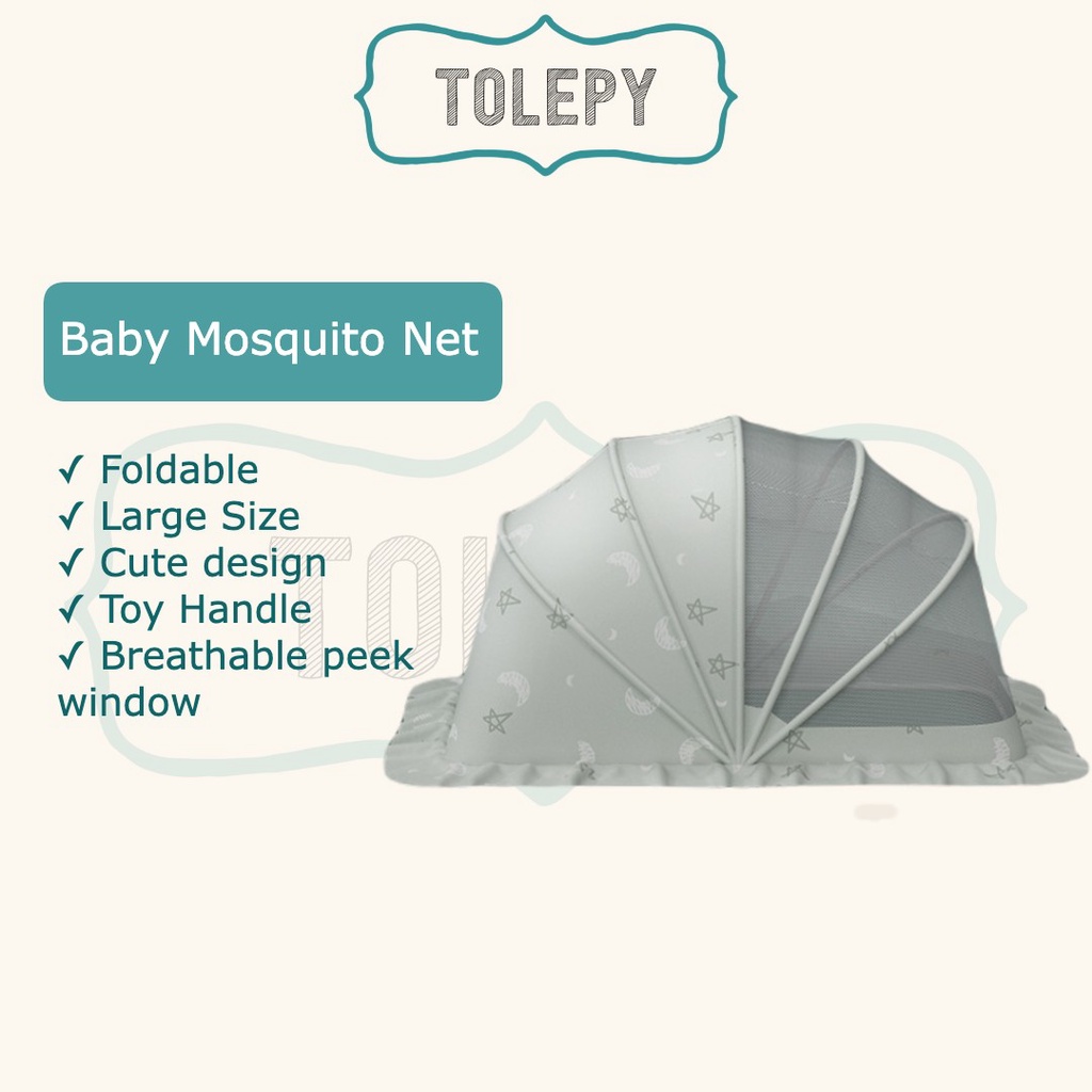 Kelambu Bayi / Anti Nyamuk Bayi Ukuran Besar / Foldable / Lipat
