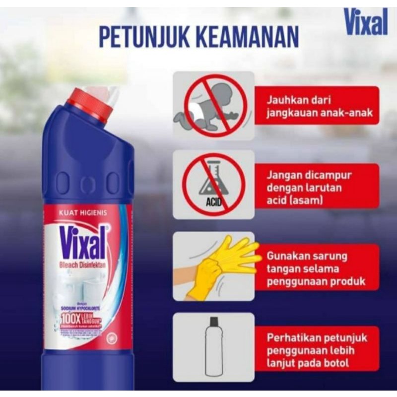 VIXAL Kuat Hygienis Toilet Disinfectant 500ML Pembersih Kamar Mandi