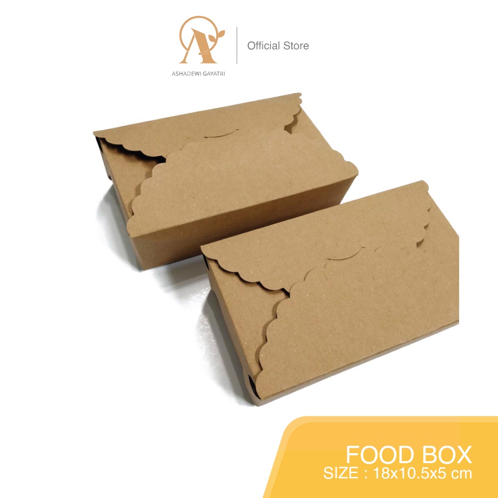 

Ashadewi Gayatri - Food Box Kait Medium / Food Box + Laminated 18x10.5x5 cm / Paperbox / Rice Box