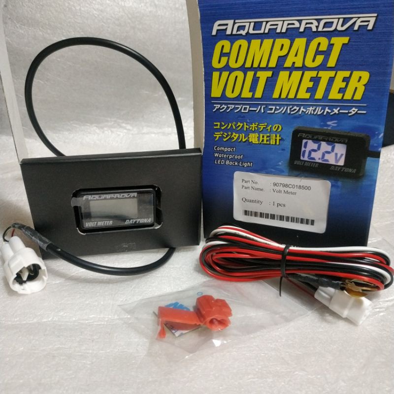VOLTMETER VOLT METER DAYTONA UNIVERSAL / 90798-C0185 ORIGINAL YAMAHA