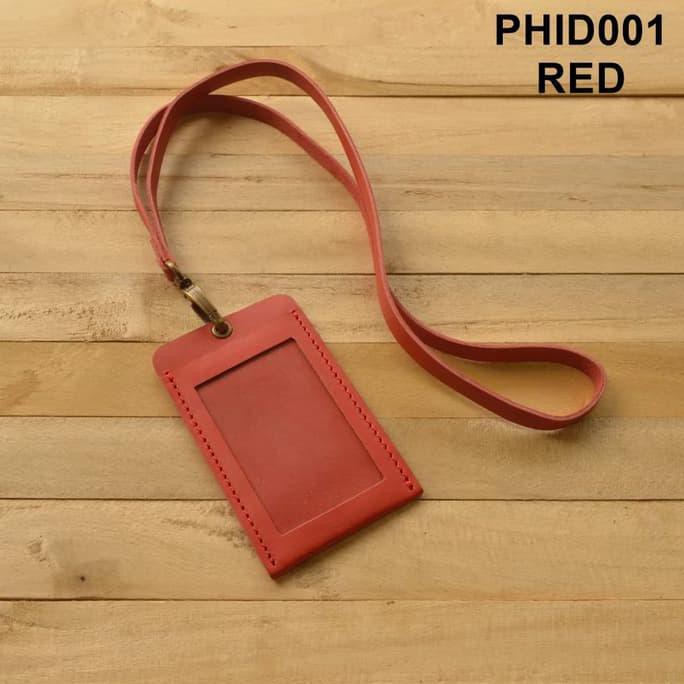 

Siap Kirim Gantungan Id Card Kulit Asli Warna Merah Model Simpel |Card Holder Kualitas Baik