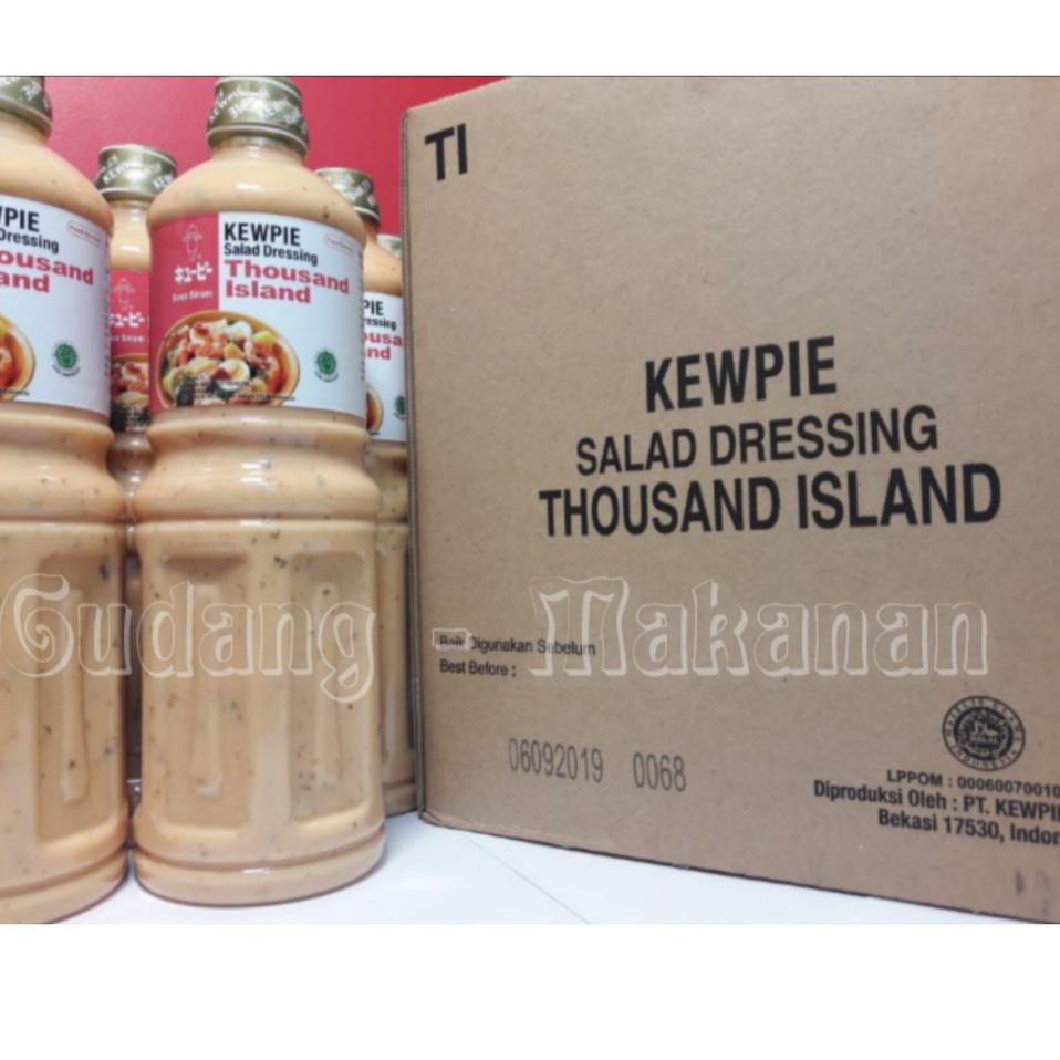 

S3dang.viralKewpie Salad Dressing Thousand Island 1 Liter Lg!I Promo.makci