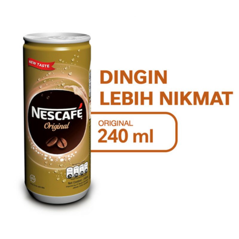 

Nescafe kopi kaleng original 220ml