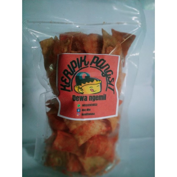 

keripik pangsit dewa ngemil