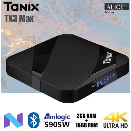 TV Box Android Tanix TX3 MINI 4K RAM 2GB EMMC 16GB KODI 