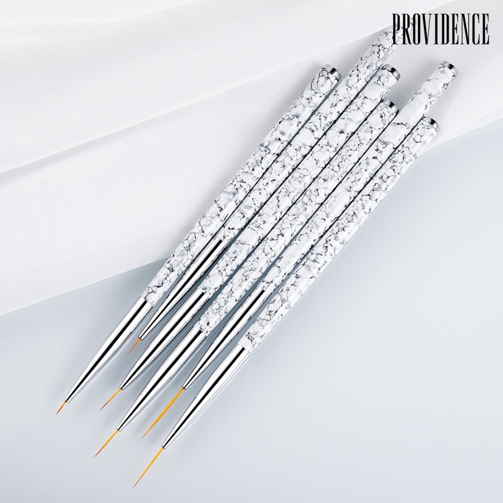 Providence 3Pcs Nail Art Drawing Pen Brush Painting Flower UV Gel Polish Manicure Tools Set