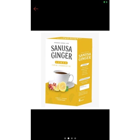 

Sanusa Ginger Lemon | Minuman Jahe Herbal