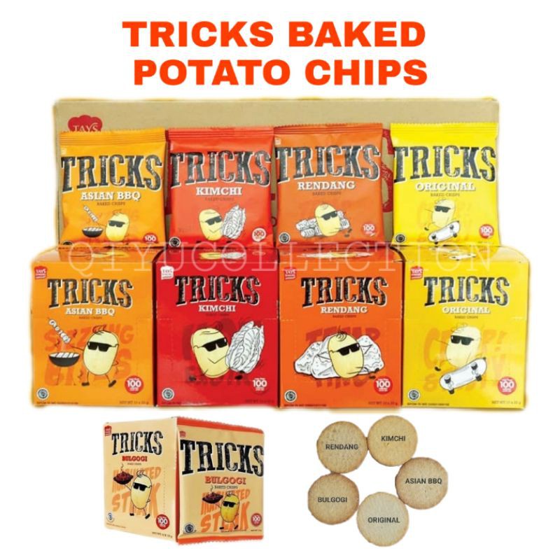 TRICKS BAKED POTATO CHIPS KERIPIK KENTANG