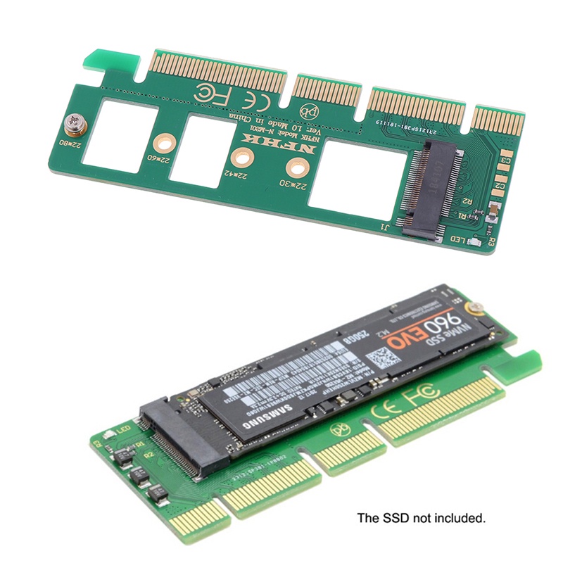 {LUCKID}NVMe M.2 NGFF SSD to PCI-E PCI express 3.0 16x x4 adapter riser card converter